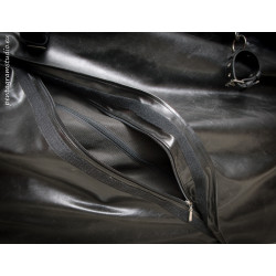 Leather pouf seat fetish BDSM "Black Throne"