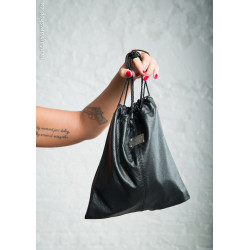 Purse bag for BDSM accessories "Blackness"