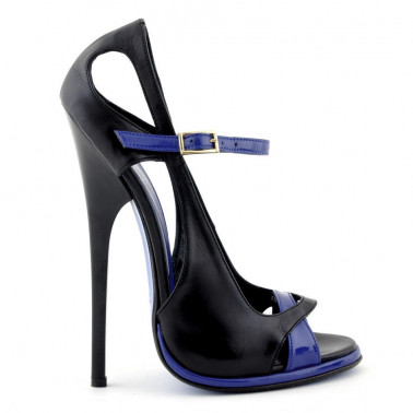 Black and blue high heels fetish 35-46 EU