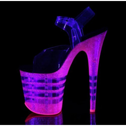 Różowe UV profesjonalne buty gogo 20 cm szklanki 35-46 EU