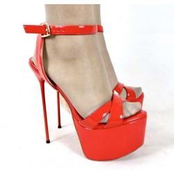 Wysokie szpilki sandały Trans Crossdress metal heel 35-46 EU