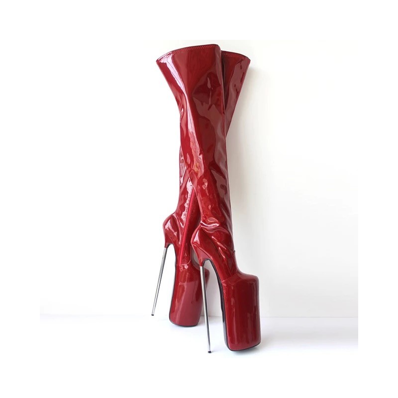 Enormous 30 cm fetish Trans Crossdress boots heels 36-46 EU