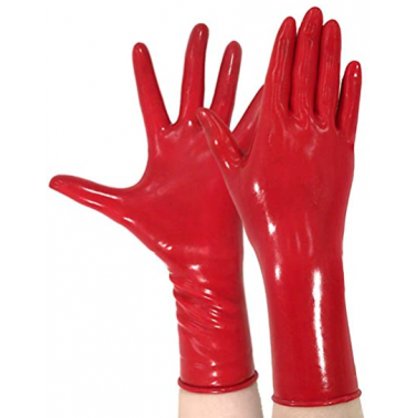 Unisex latex gloves short fetish BDSM
