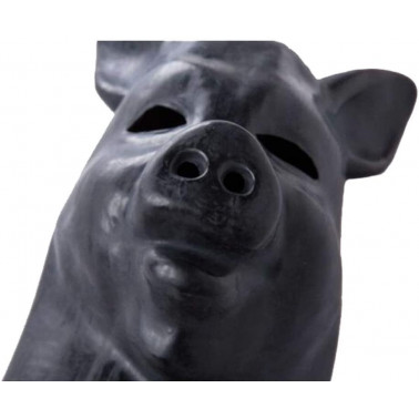 Lateks animal mask hood "pig" fetish BDSM