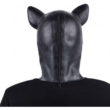 Lateks animal mask hood "pig" fetish BDSM